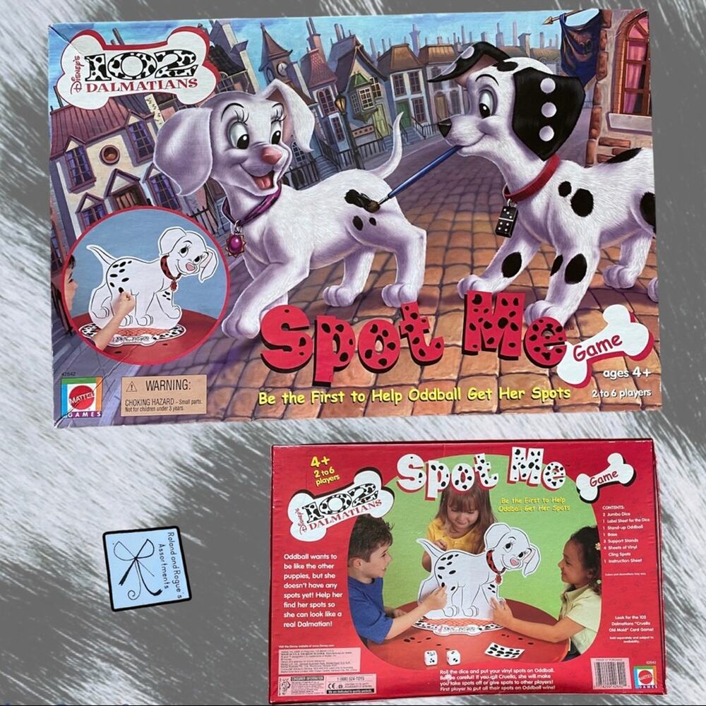 Mattel Games Y2K 2000 102 Dalmatians Spot Me Game (complete)